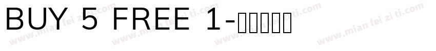 BUY 5 FREE 1字体转换